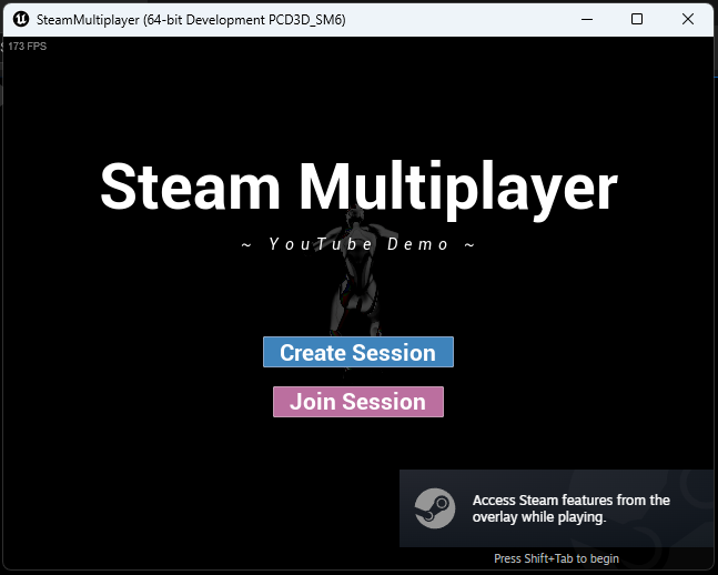 Steam overlay triggering in bottom-right when the game starts up